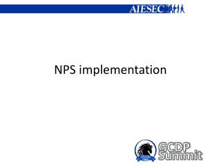 NPS implementation