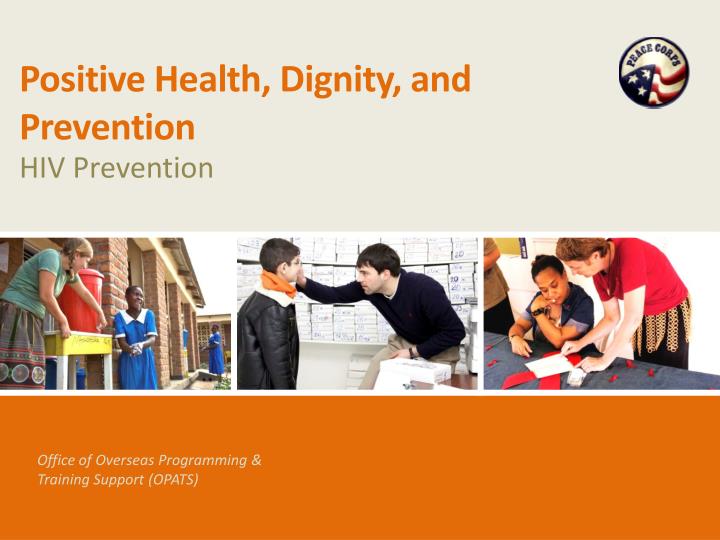 positive health dignity and prevention