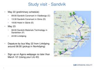 Study visit - Sandvik
