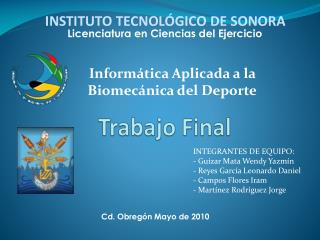 instituto tecnol gico de sonora