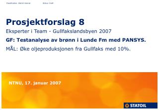 prosjektforslag 8