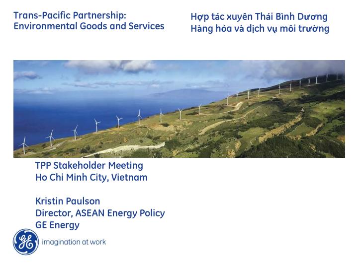 trans pacific partnership environmental goods and services