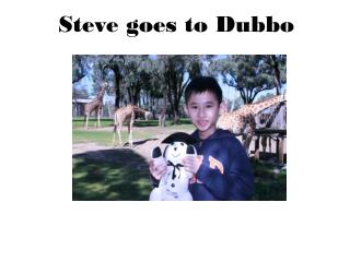 Steve goes to Dubbo