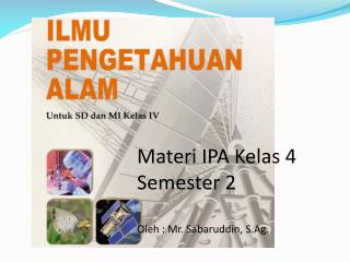 materi ipa kelas 4 semester 2