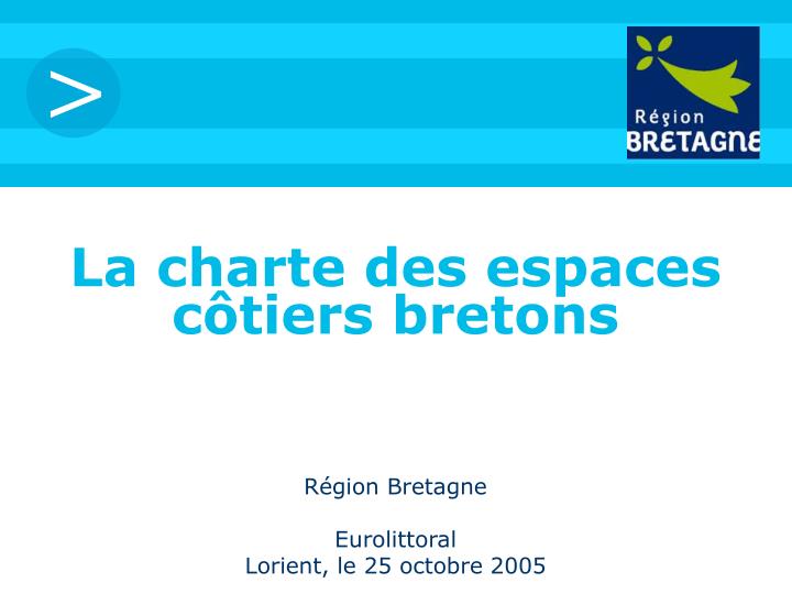 la charte des espaces c tiers bretons