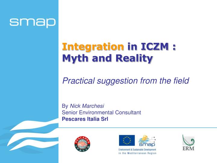 integration in iczm myth and reality