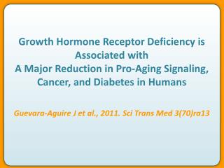 Growth Hormone Receptor Deficiency is Associated with