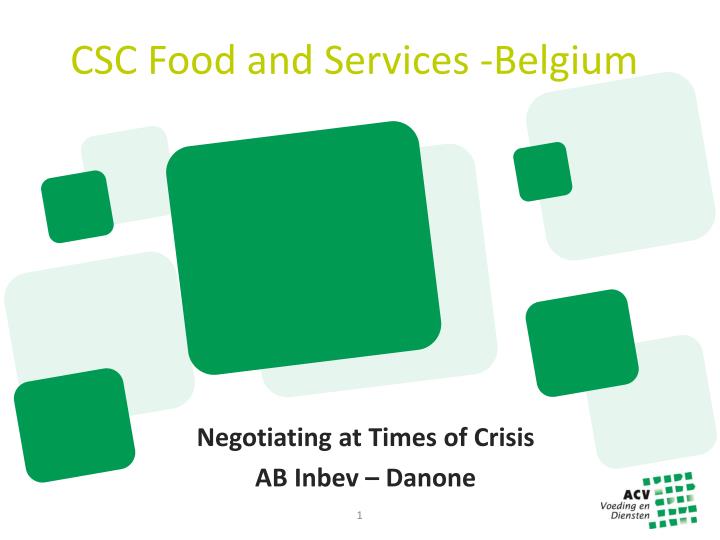 csc food and services belgium
