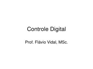 controle digital