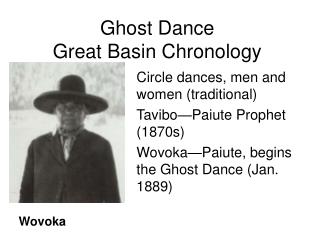 Ghost Dance Great Basin Chronology