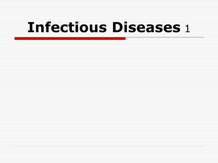 infectious diseases 1