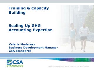 CSA Standards Background