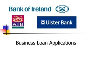 Business Loan Applications