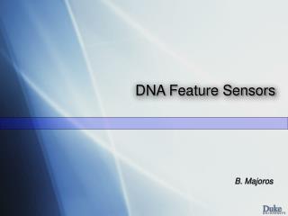 DNA Feature Sensors