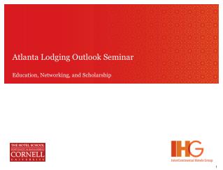 Atlanta Lodging Outlook Seminar