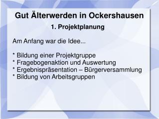 gut lterwerden in ockershausen