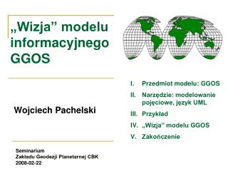 wizja modelu informacyjnego ggos