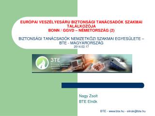 nagy zsolt bte eln k