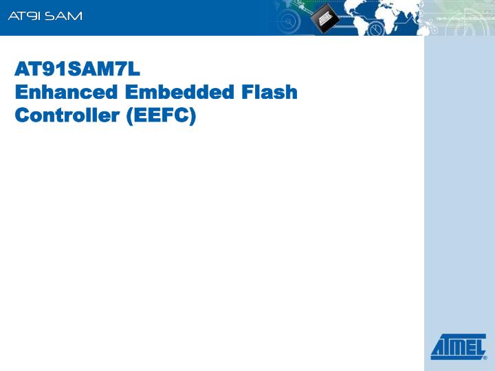 at91sam7 l enhanced embedded flash controller eefc