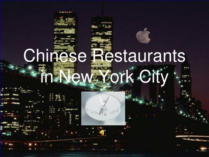 chinese restaurants in new york city