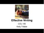 Effective Writing - slide 1