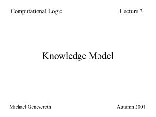 Knowledge Model