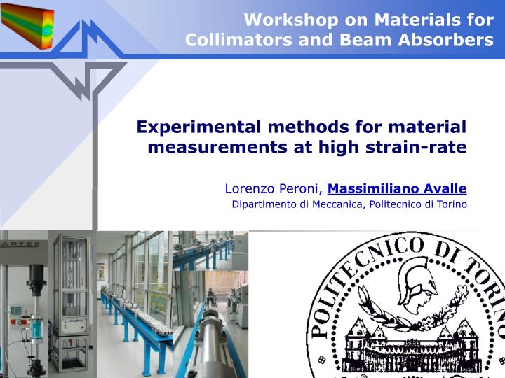 experimental methods for material measurements at high strain rate