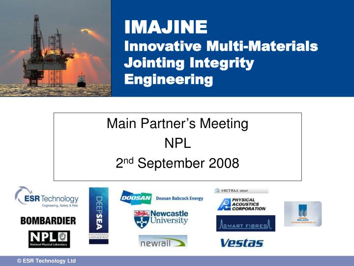 main partner s meeting npl 2 nd september 2008