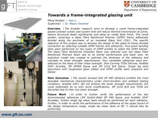 Towards a frame-integrated glazing unit