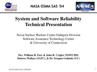 NASA OSMA SAS '04