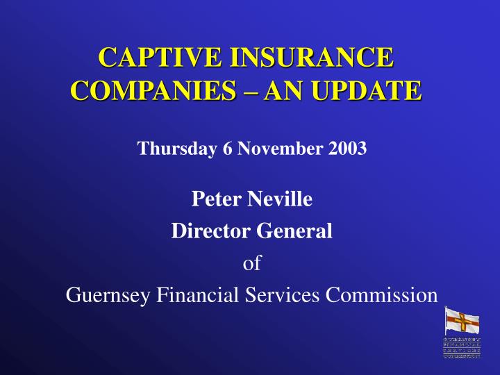 captive insurance companies an update