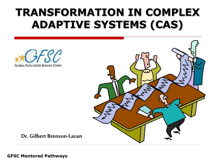 transformation in complex adaptive systems cas