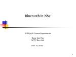 Bluetooth in NS2 - slide 1