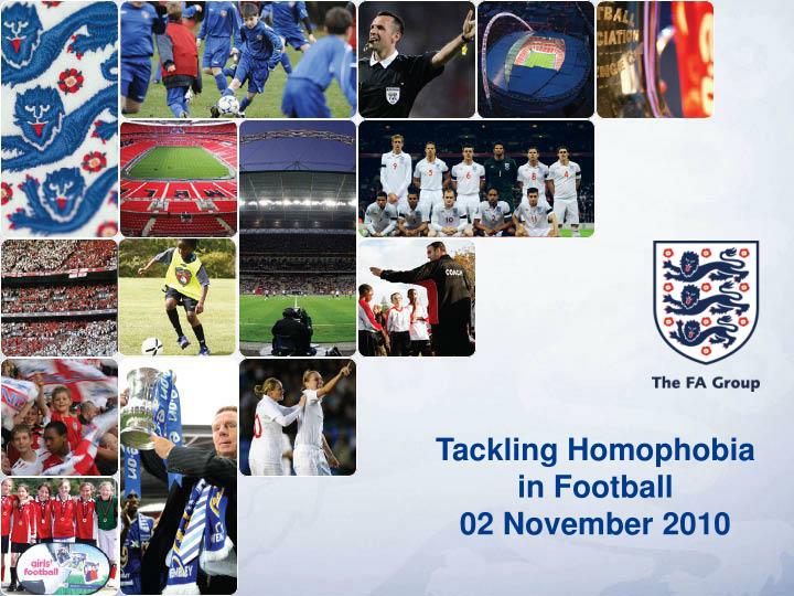 tackling homophobia in football 02 november 2010