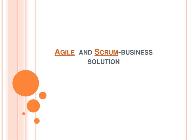 agile and scrum business solution