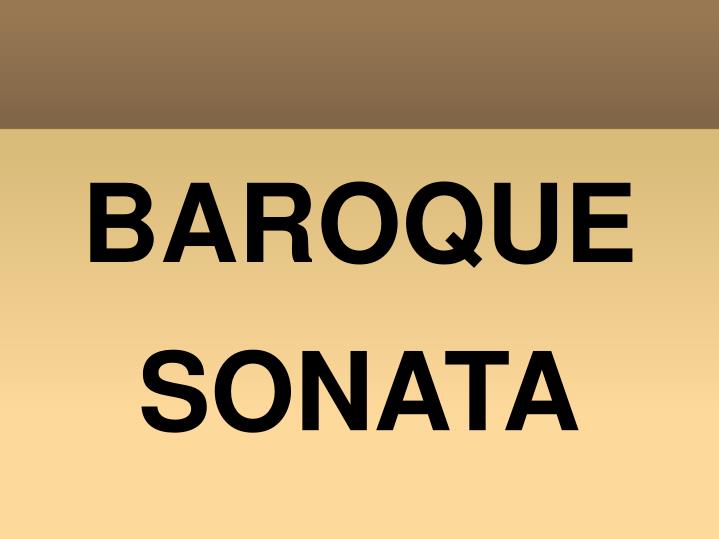 baroque sonata