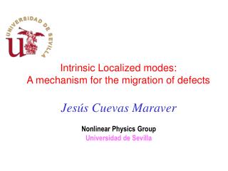 Intrinsic Localized modes: A mechanism for the migration of defects