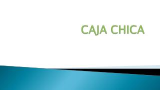 caja chica