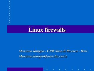 linux firewalls