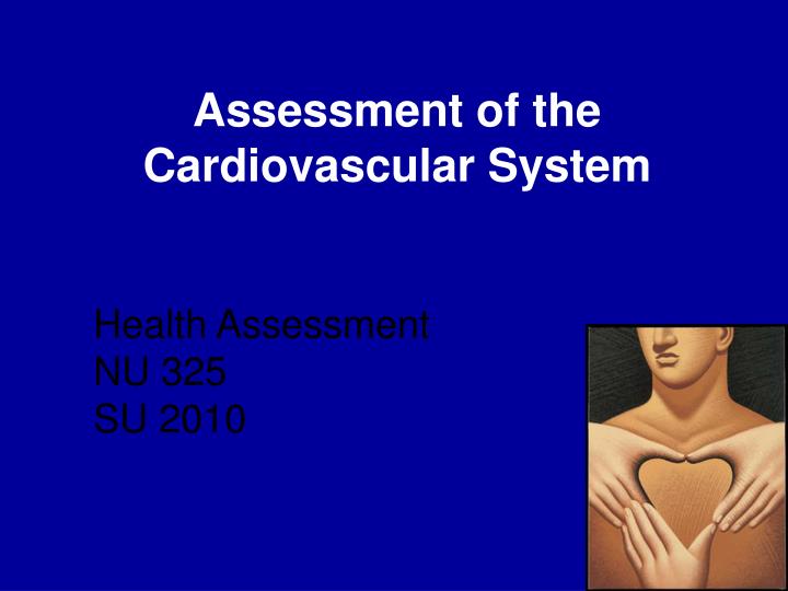 assessment of the cardiovascular system