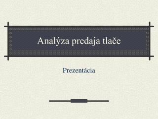 anal za predaja tla e