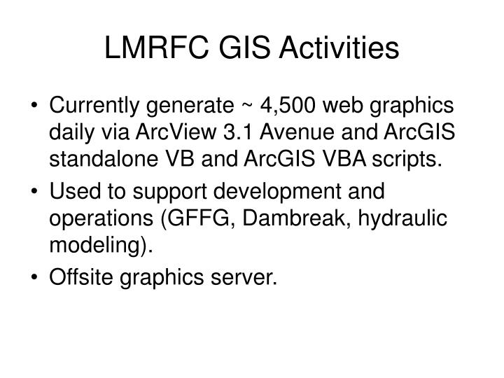 lmrfc gis activities