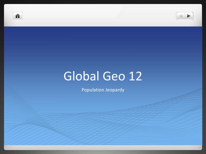 global geo 12