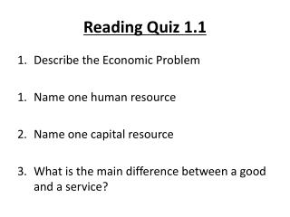 Reading Quiz 1.1