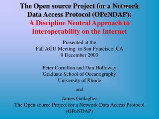 The Open source Project for a Network