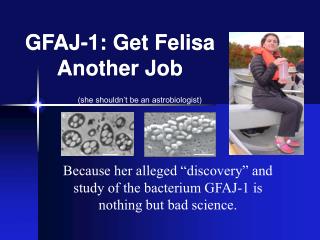 GFAJ-1: Get Felisa Another Job