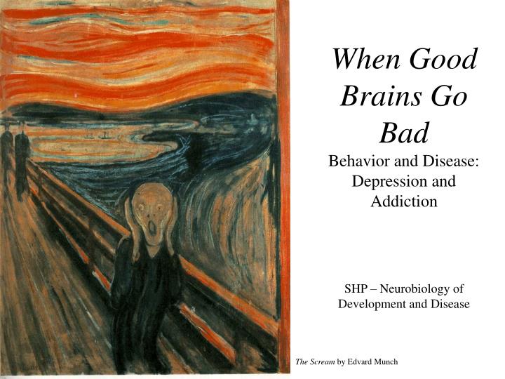 when good brains go bad behavior and disease depression and addiction