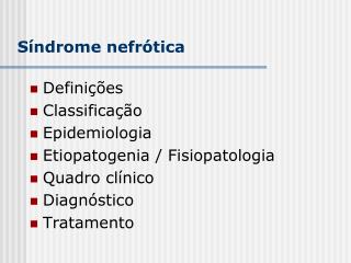 s ndrome nefr tica