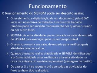 funcionamento