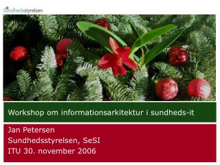 workshop om informationsarkitektur i sundheds it